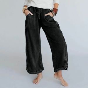 Three Bird Nest So Comfy Wide Leg Cropped Pant Size M